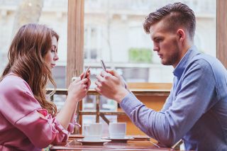 Couple on a date